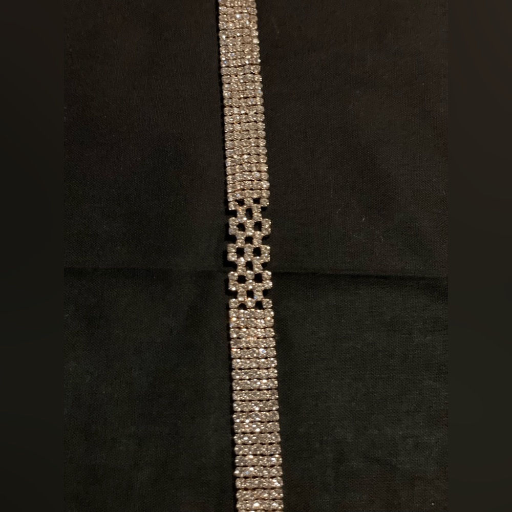 8” long rose gold bracelet from Dress Gallery.